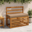 Vidaxl bankkussen soest 100% polyester taupe 60 x 40 x 8 cm