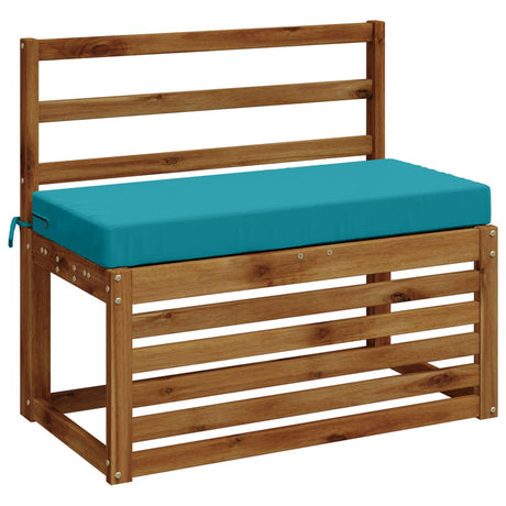 Vidaxl bankkussen soest 100% polyester turquoise 60 x 40 x 8 cm