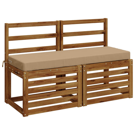 Vidaxl bankkussen soest 100% polyester zand 100 x 40 x 8 cm