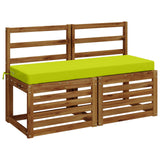 Vidaxl bankkussen soest 100% polyester helder groen 100 x 40 x 8 cm