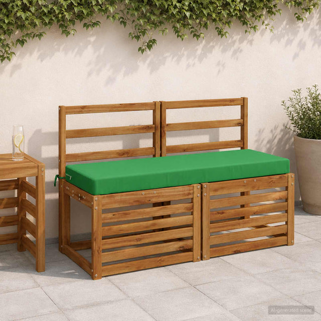 Vidaxl bankkussen soest 100% polyester groen 100 x 40 x 8 cm