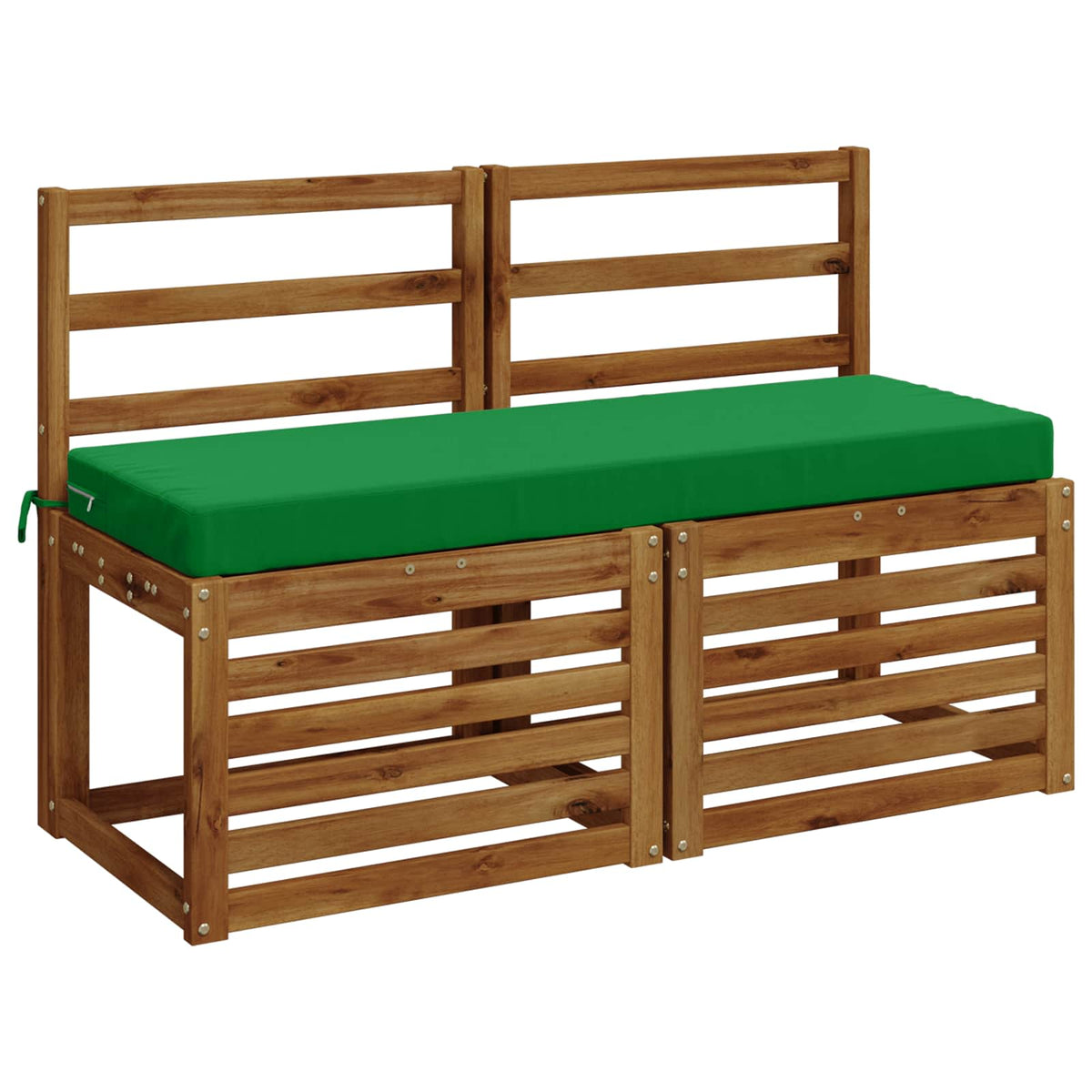 Vidaxl bankkussen soest 100% polyester groen 100 x 40 x 8 cm