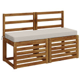 Vidaxl bankkussen soest 100% polyester wit 110 x 40 x 8 cm