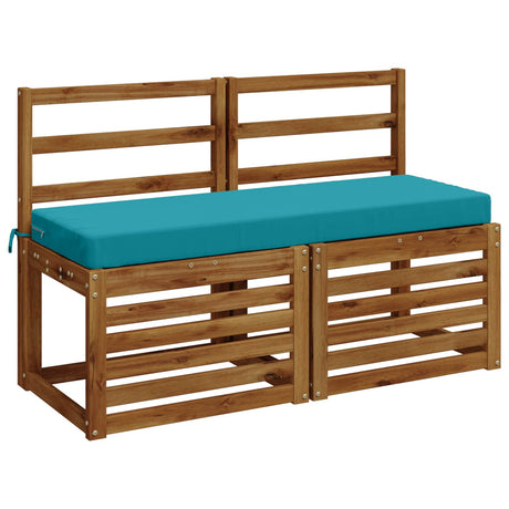 Vidaxl bankkussen soest 100% polyester turquoise 110 x 40 x 8 cm