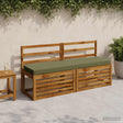 Vidaxl bankkussen soest 100% polyester olijfgroen 140 x 40 x 8 cm