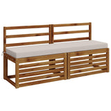 Vidaxl bankkussen soest 100% polyester wit 140 x 40 x 8 cm