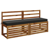Vidaxl bankkussen soest 100% polyester antraciet 160 x 40 x 8 cm