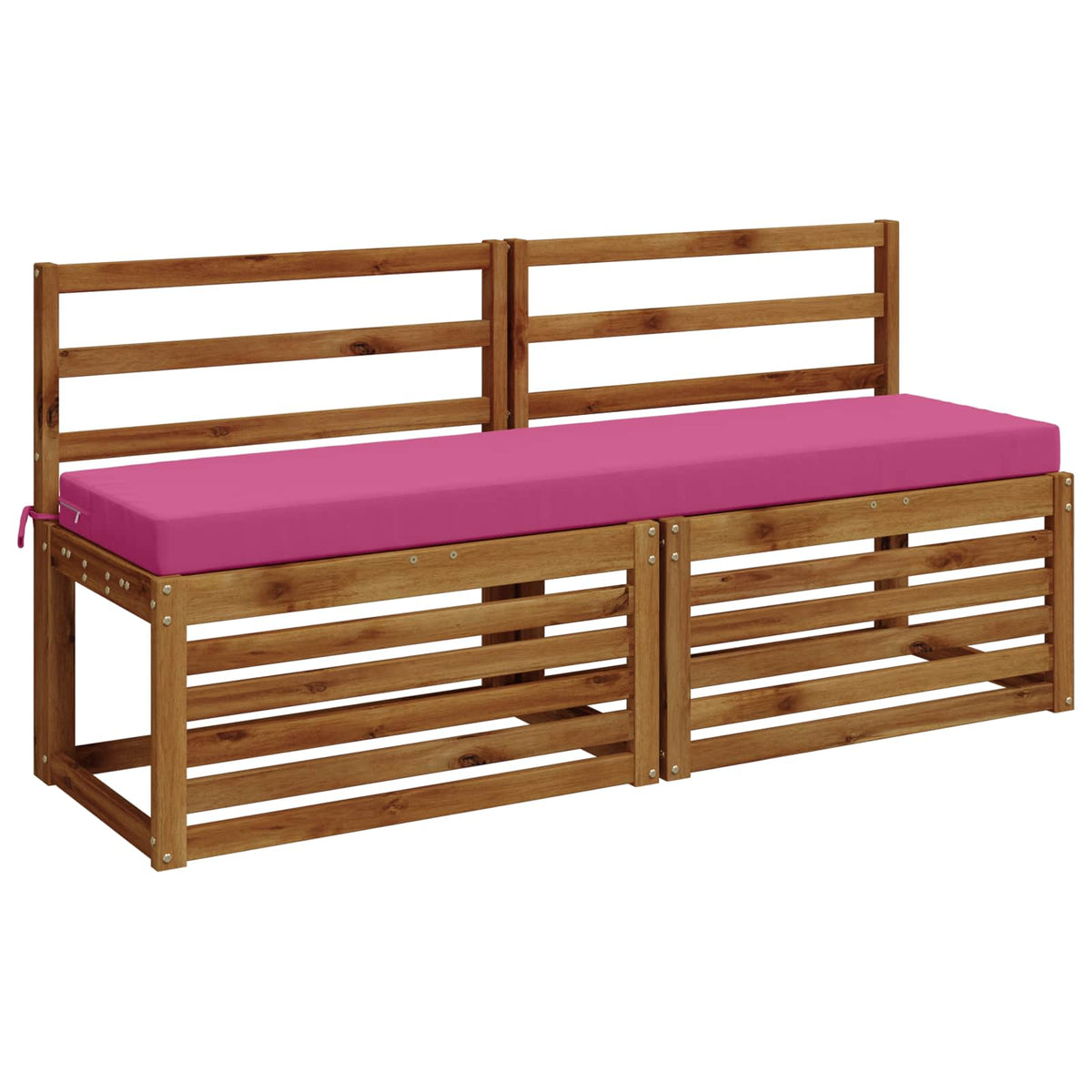 Vidaxl bankkussen soest 100% polyester roze 160 x 40 x 8 cm