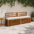 Vidaxl bankkussen soest 100% polyester wit 170 x 40 x 8 cm
