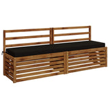 Vidaxl 2-delige bankkussens soest 2 st 100% polyester zwart