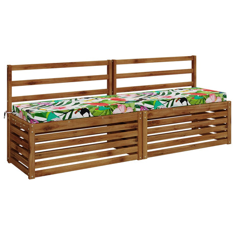 Vidaxl 2-delige bankkussens soest 2 st 100% polyester meerkleurig
