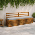 Vidaxl bankkussen soest 100% polyester grijs 170 x 40 x 8 cm
