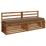 Vidaxl bankkussen soest 100% polyester taupe 180 x 40 x 8 cm