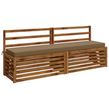 Vidaxl bankkussen soest 100% polyester taupe 180 x 40 x 8 cm