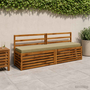 Vidaxl bankkussen soest 100% polyester lichtgroen 200 x 40 x 8 cm