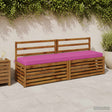 Vidaxl bankkussen soest 100% polyester roze 200 x 40 x 8 cm