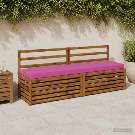 Vidaxl 2-delige bankkussens soest 2 st 100% polyester roze