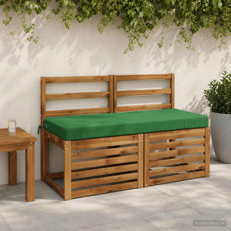 Vidaxl bankkussen soest 100% polyester groen 110 x 50 x 8 cm