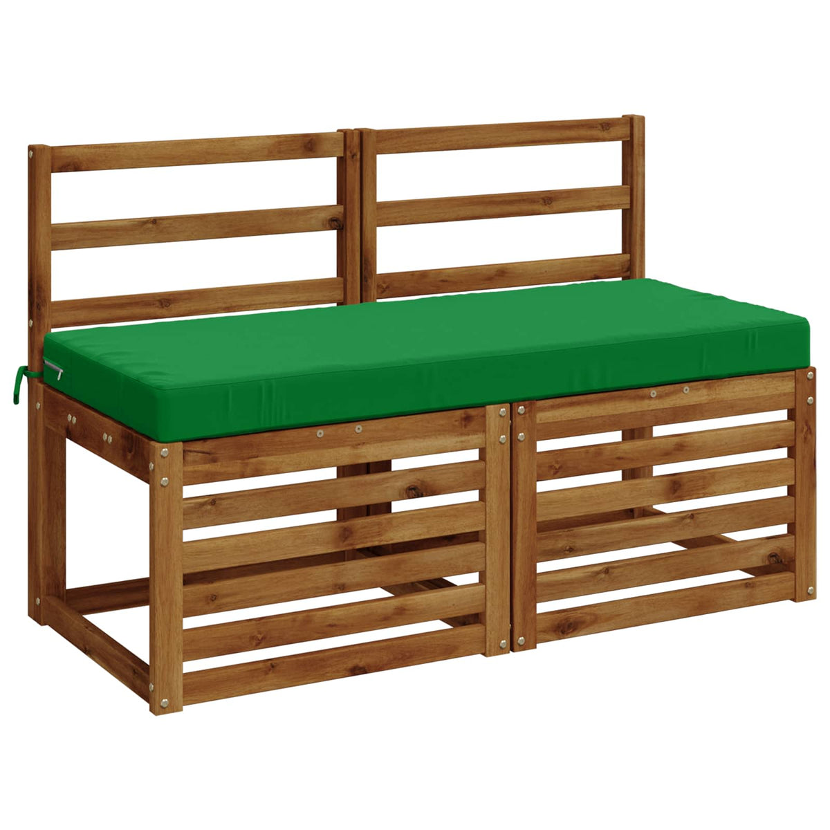 Vidaxl bankkussen soest 100% polyester groen 110 x 50 x 8 cm