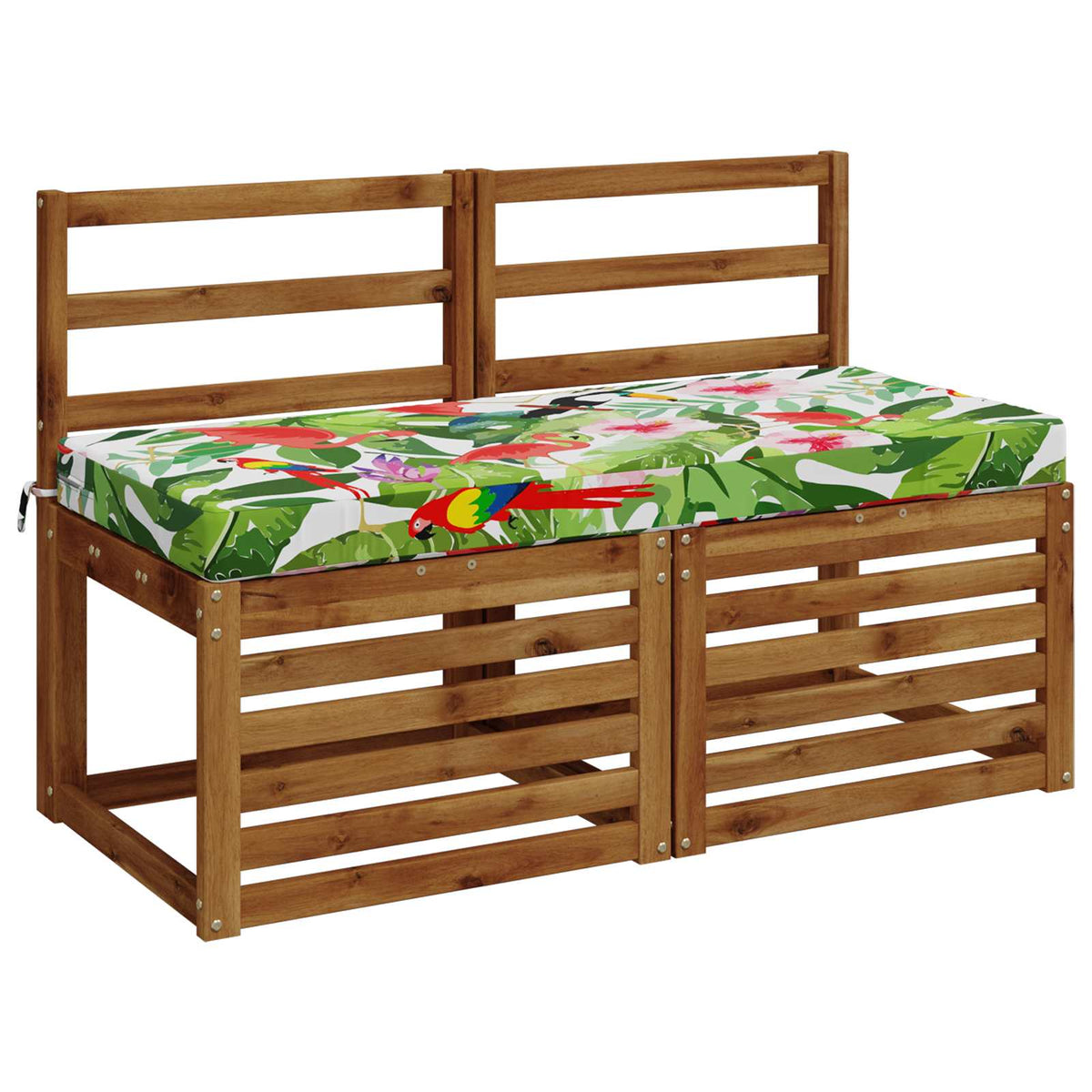 Vidaxl bankkussen soest 100% polyester meerkleurig 120 x 50 x 8 cm