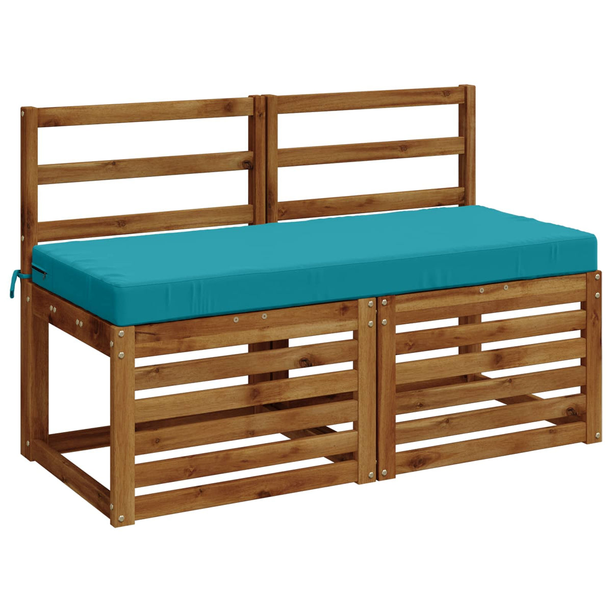 Vidaxl 2-delige bankkussens soest 2 st 100% polyester turquoise