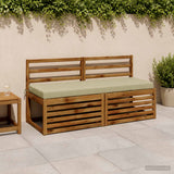 Vidaxl bankkussen soest 100% polyester lichtgroen 140 x 50 x 8 cm
