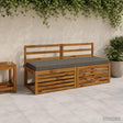 Vidaxl bankkussen soest 100% polyester grijs 140 x 50 x 8 cm
