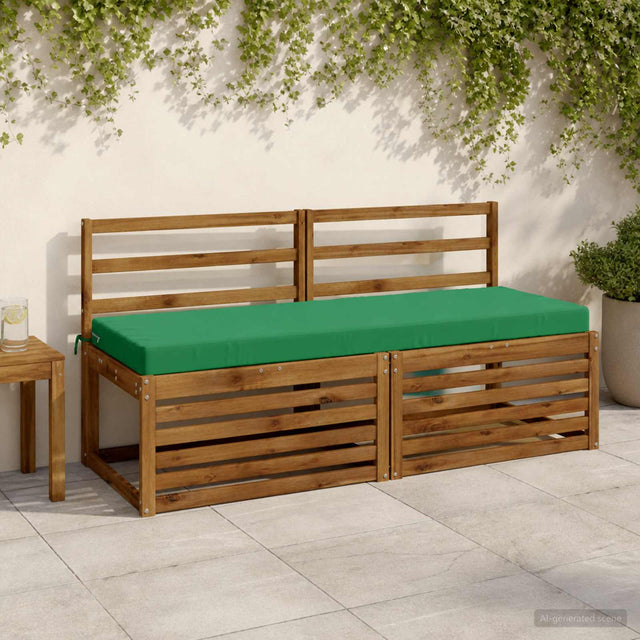 Vidaxl bankkussen soest 100% polyester groen 140 x 50 x 8 cm