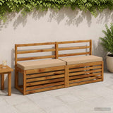 Vidaxl 1-delig bankkussen vught 100% polyester zand 60 x 30 x 5 cm