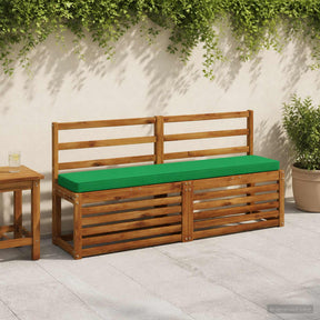Vidaxl 1-delig bankkussen vught 100% polyester groen 160 x 30 x 5 cm