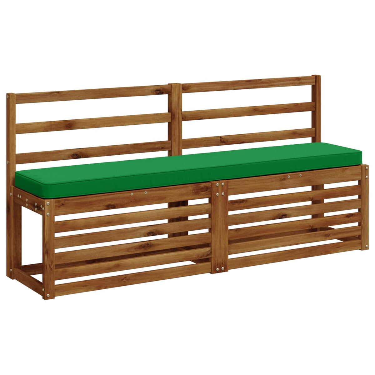 Vidaxl 1-delig bankkussen vught 100% polyester groen 150 x 30 x 5 cm
