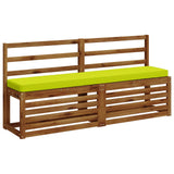 Vidaxl 2-delige bankkussens vught 2 pcs 100% polyester helder groen