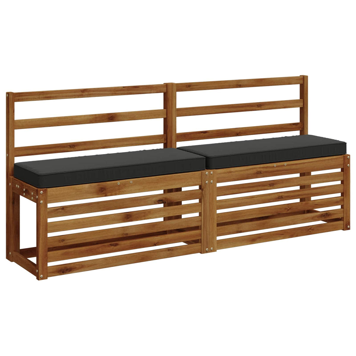 Vidaxl 1-delig bankkussen vught 100% polyester antraciet