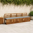 Vidaxl 2-delige bankkussens vught 2 st 100% polyester grijs