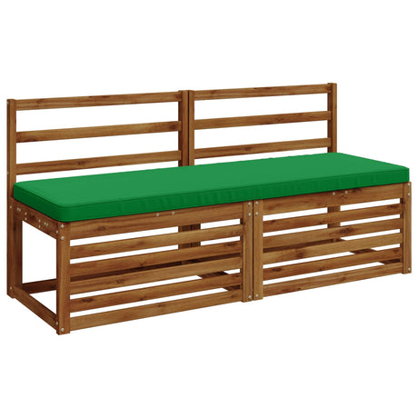 Vidaxl 1-delig bankkussen vught 100% polyester groen 150 x 50 x 5 cm