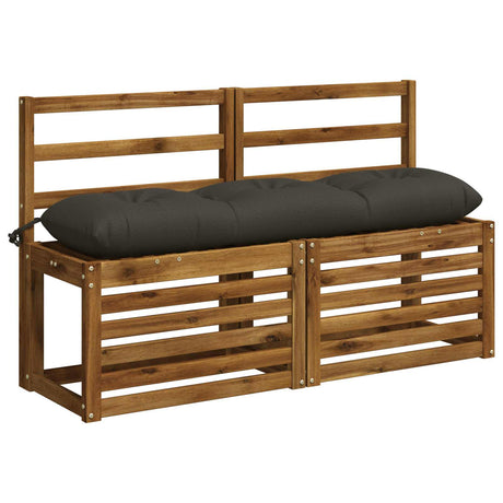 Vidaxl bankkussen vianen 100% polyester antraciet 110 x 30 x 12 cm