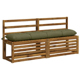 Vidaxl bankkussen vianen 100% polyester olijfgroen 140 x 30 x 12 cm