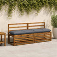 Vidaxl bankkussen vianen 100% polyester blauw 160 x 40 x 12 cm