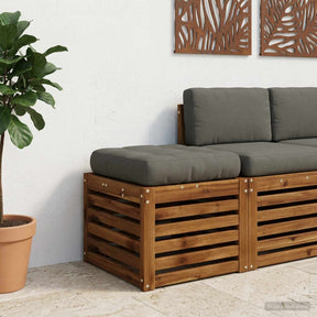 Vidaxl 1-piece zitkussen vianen 100% polyester grijs 50 x 50 x 12 cm