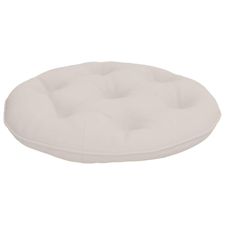 Vidaxl hangstoel kussen vianen 100% polyester wit ø 50 x 10 cm