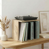 Vidaxl vinyl platenspeler opslag sonoma eiken 42 x 33 x 36 cm
