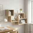 Vidaxl drijvende plank muurmontage sonoma eiken 87 x 20 x 55 cm