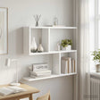 Vidaxl wandplank wit 60 x 12 x 50,5 cm bewerkt hout