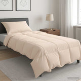 Vidaxl dekbedset 2 st zomer 100% natuurlijke kapok beige