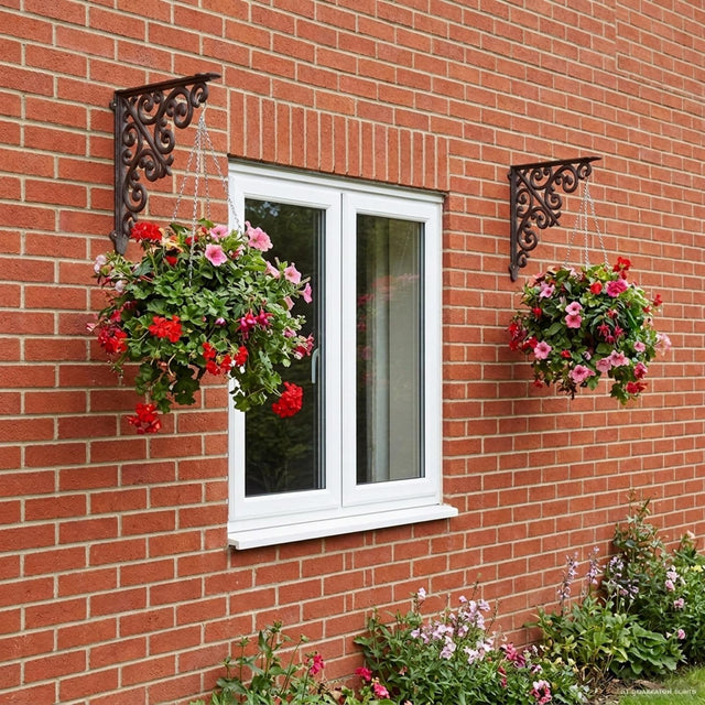 Vidaxl wandplank beugels 12 st antiek bruin 14 x 14 x 3,5 cm staal