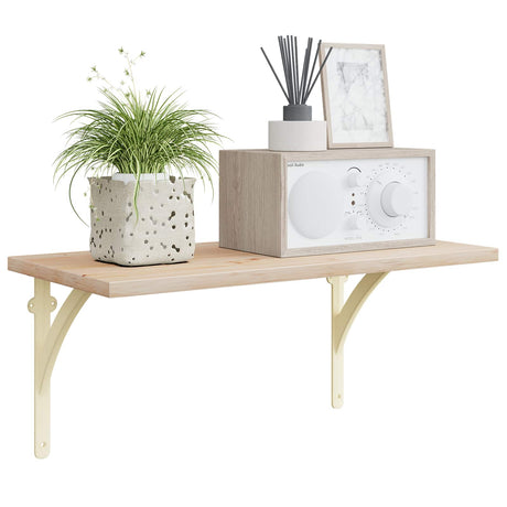 Vidaxl wandplank beugels 12 st antiek wit 14,5 x 14,5 x 3,5 cm staal
