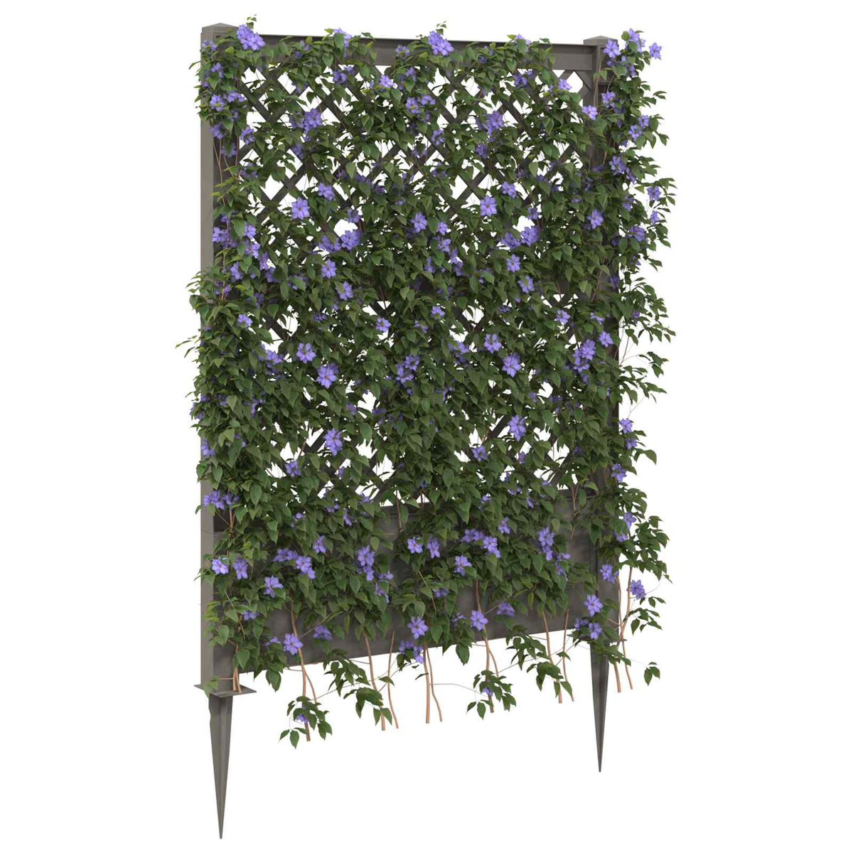 Vidaxl trellis met spike pp grijs