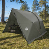 Vidaxl waterdichte tent legergroen 185t polyester met pu coating