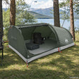 Vidaxl hiking tent waterdicht 1-persoons legergroen
