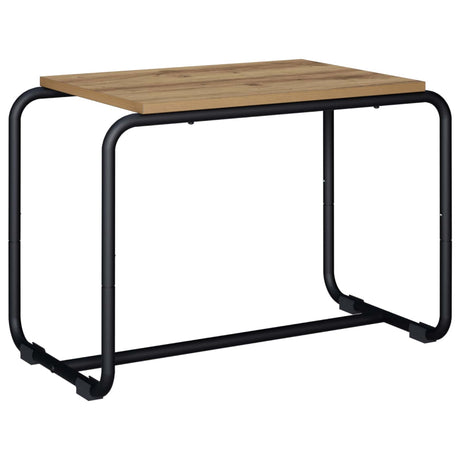 Vidaxl tv-standaard 60 x 35,5 x 42 cm artisanaal eiken bewerkt hout